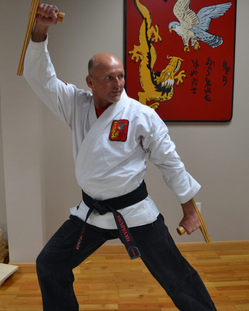 Renshi Greg Georgek with tonfa